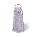 Thermal Rhinestone Water Bottle Stainless Steel Chain Bling Cups Removable Carrying Strap Refillable Glitter Tumbler Travel