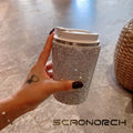 Sparkling Stainless Steel Insulated Crystal Tumbler Coffee Cups Mug Travel Thermal Water Bottle Car Thermos Bottle Vacuum Flask