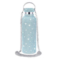 Diamond Studded Stainless Steel Insulated Shiny Insulated Water Bottle Fashion Party Detachable Crossbody Chain Women Gift
